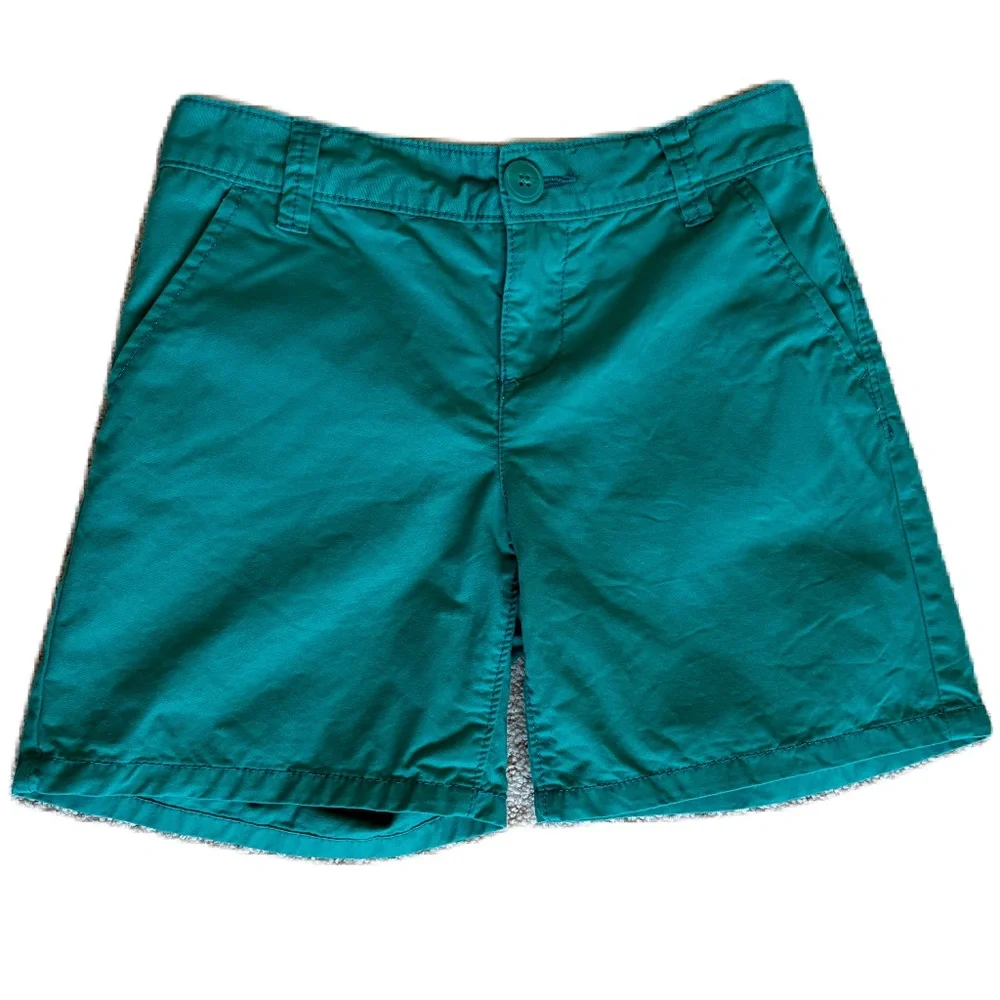 Old Navy chino shorts girls 10 teal